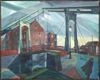 William Sharp - Drawbridge in Enkhuizen, Holland, Zuiderzee