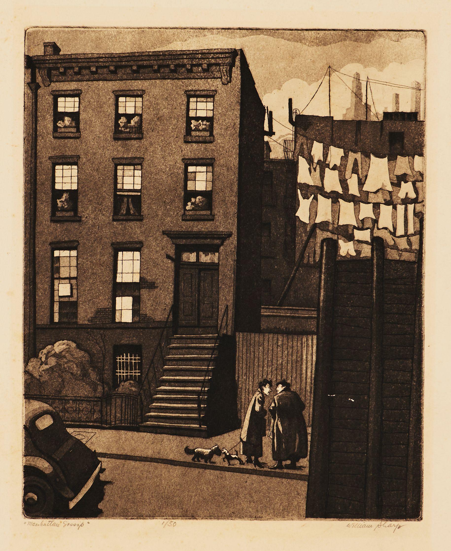 William Sharp - Three New York Views: Third Avenue Nocturn, Manhattan Gossip, and Blue Monday on Second Ave