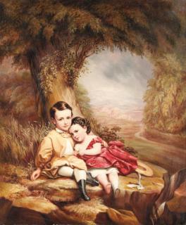 William Sharp - Watching Over his Sister