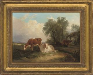 William Shayer, Sen. - Cattle Resting In The Field