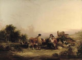 William Shayer, Sen. - Summertime - Isle of Wight