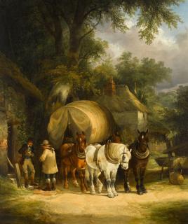 William Shayer Snr. - Coming Back from Market