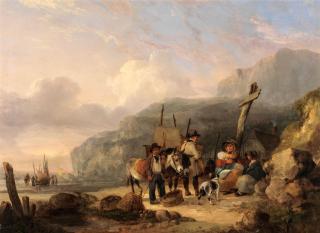 William Shayer, Snr. - The Fisherman\'s family