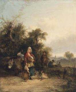 William Shayer, Snr - The gypsy encampment