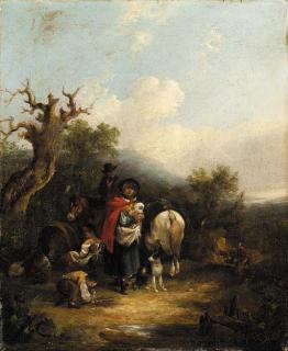 William Shayer, Sr. - At the wayside