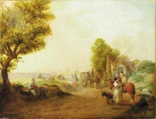 William Shayer, Sr. - The way to market