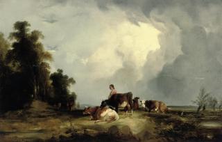 William Shayer - The farmer\'s daughter