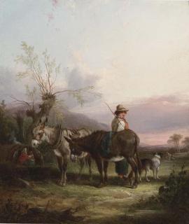William Shayer - The gypsy encampment