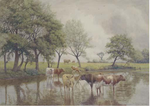 William Sidney Cooper - A Summer\'S Evening