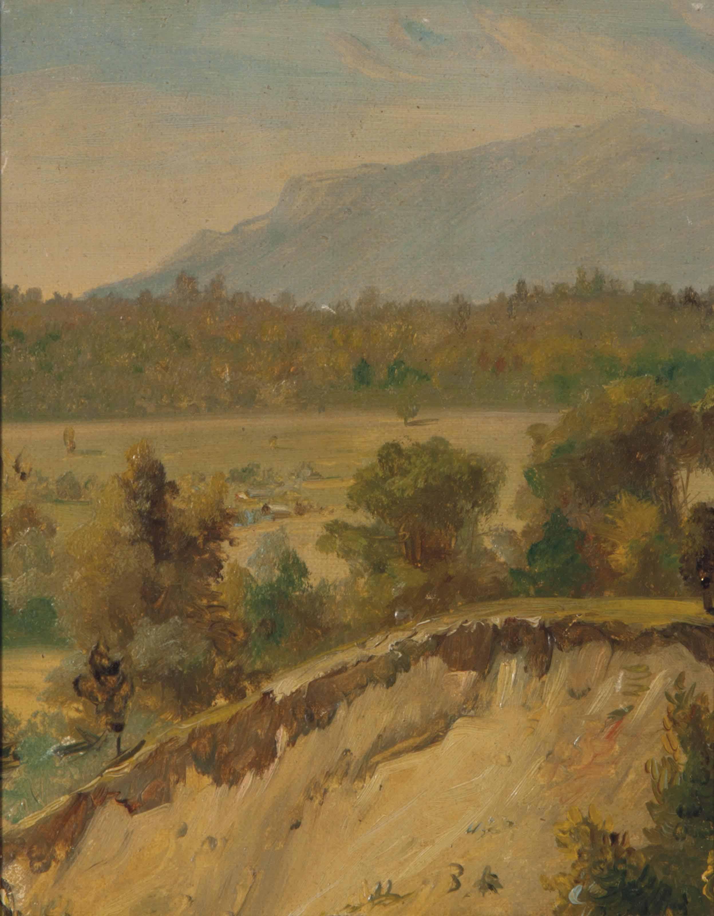 William Sidney Mount - Landscape With Sand Pit; And A Companion Painting