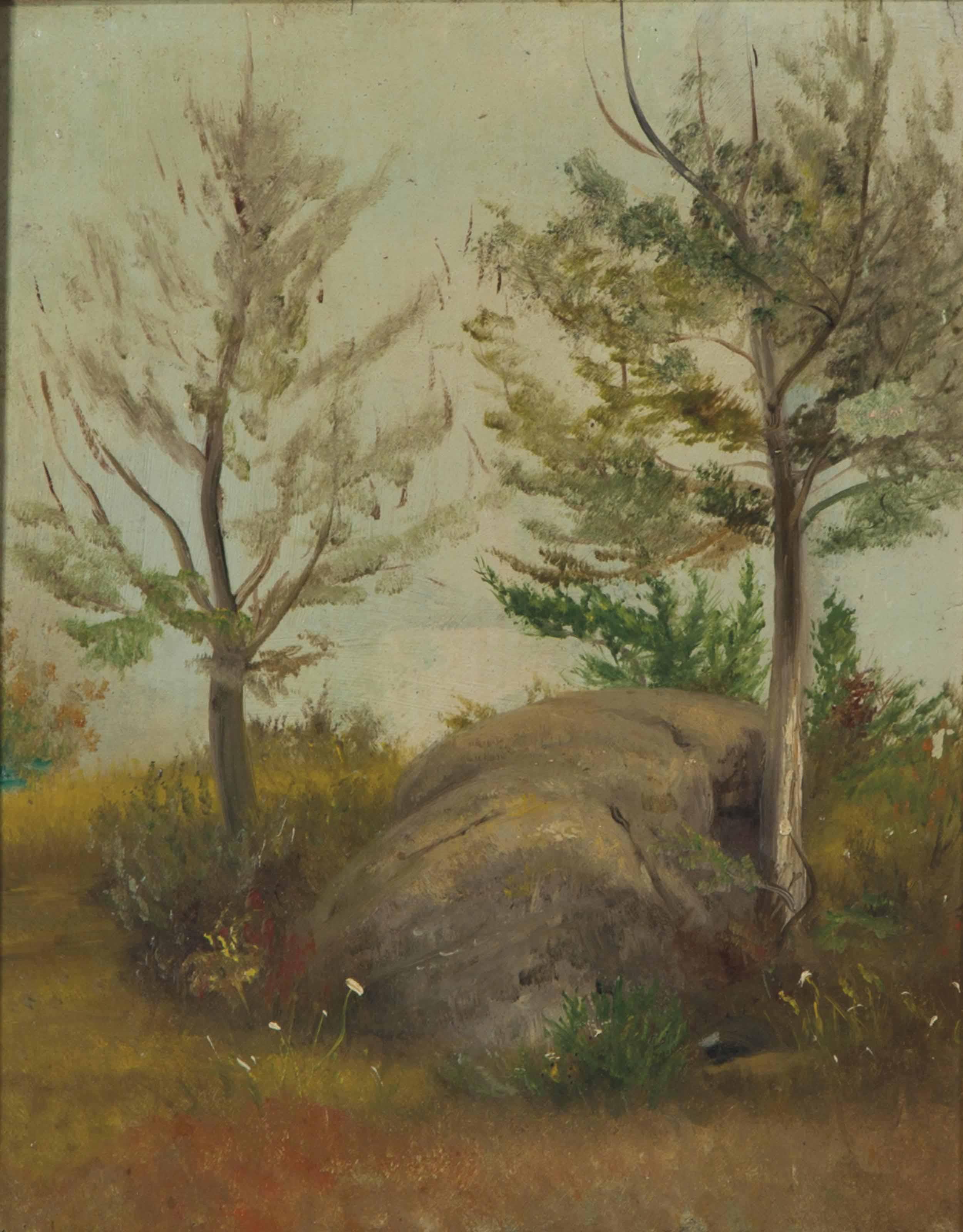 William Sidney Mount - Rock And Trees
