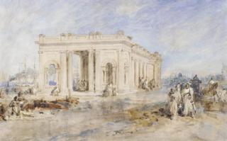 William Simpson, R.I. - Prinsep\'s Ghat, Calcutta