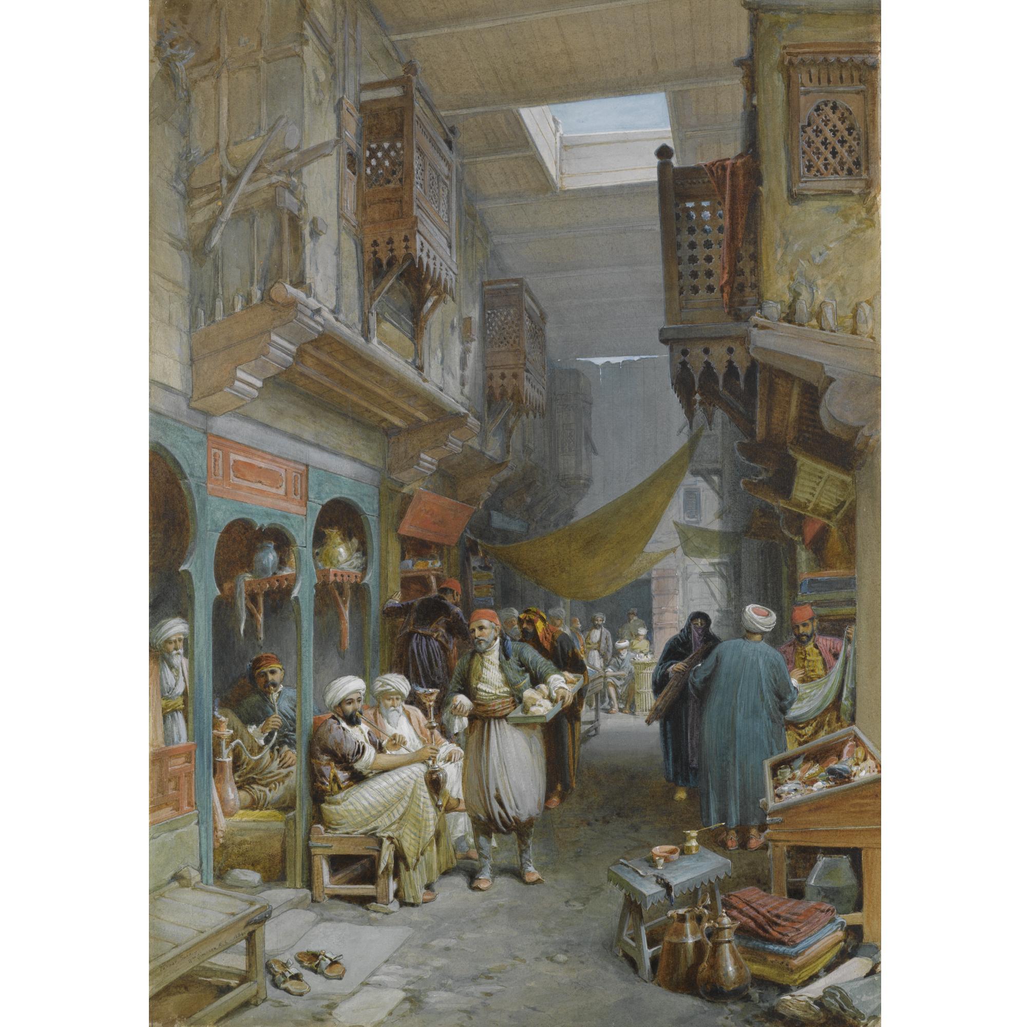 William Simpson - British Bazaar, Suez