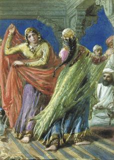 William Simpson - Shalimar Gardens. Cashmere.