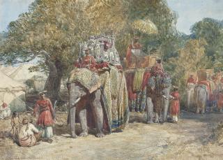 William Simpson - The Governor-General\'s silver state howdah