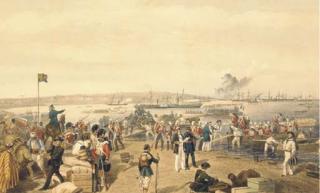 William Simpson - The Landing At Calimita Bay