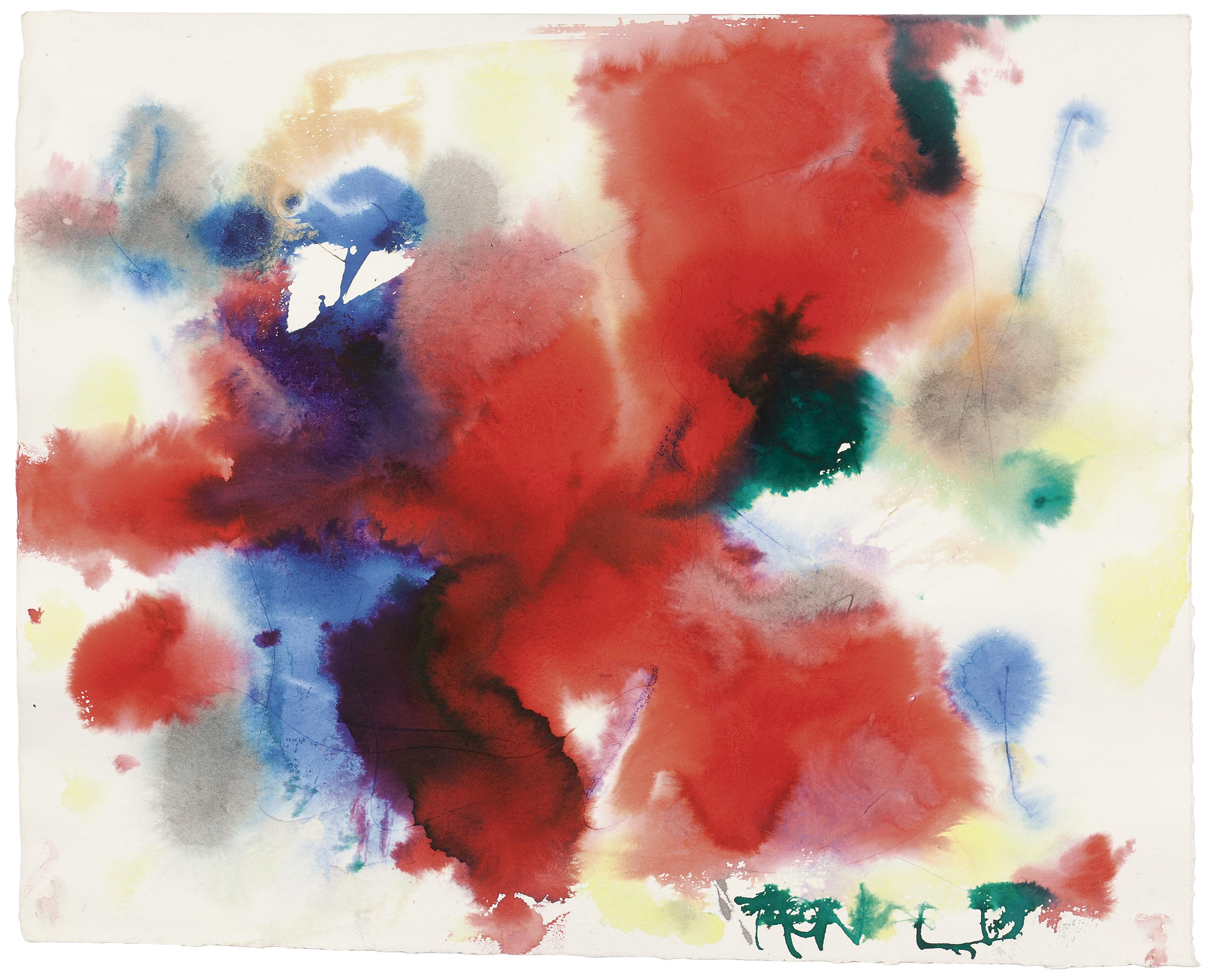 William Smith Ronald - Blue Orchid; Smokey River