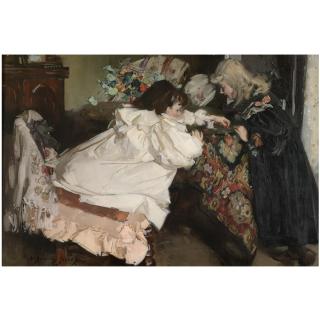 William Somerville Shanks, R.S.A., R.S.W. - Tiddley Winks