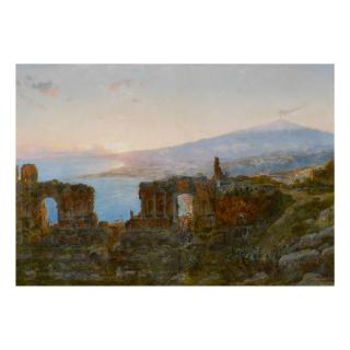 William Stanley Haseltine - Mt. Etna From Taormina