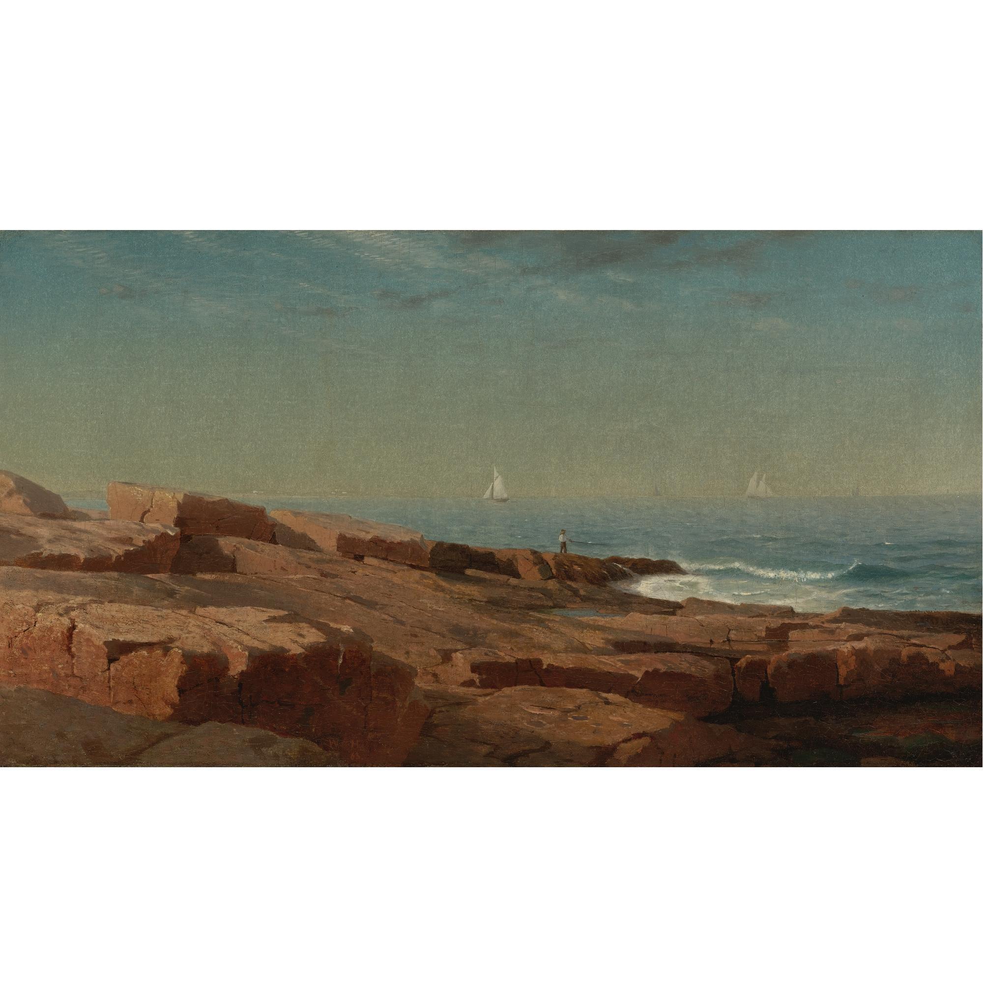 William Stanley Haseltine - Rocks At Narragansett
