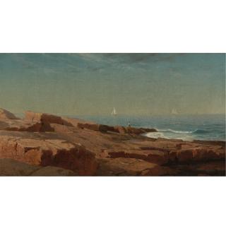 William Stanley Haseltine - Rocks At Narragansett