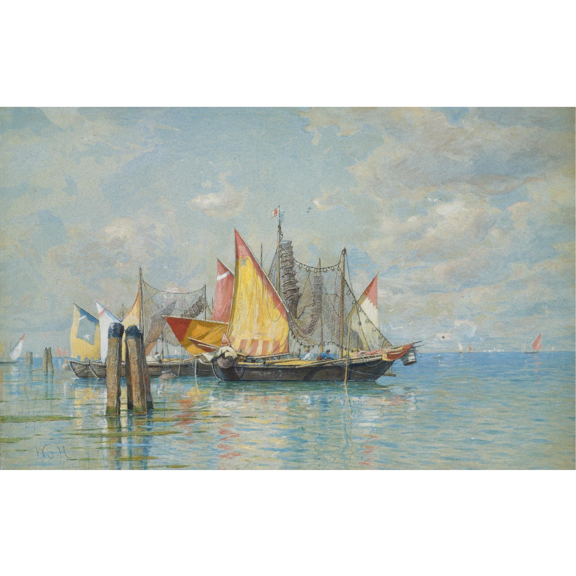 William Stanley Haseltine - Venetian Sailboats