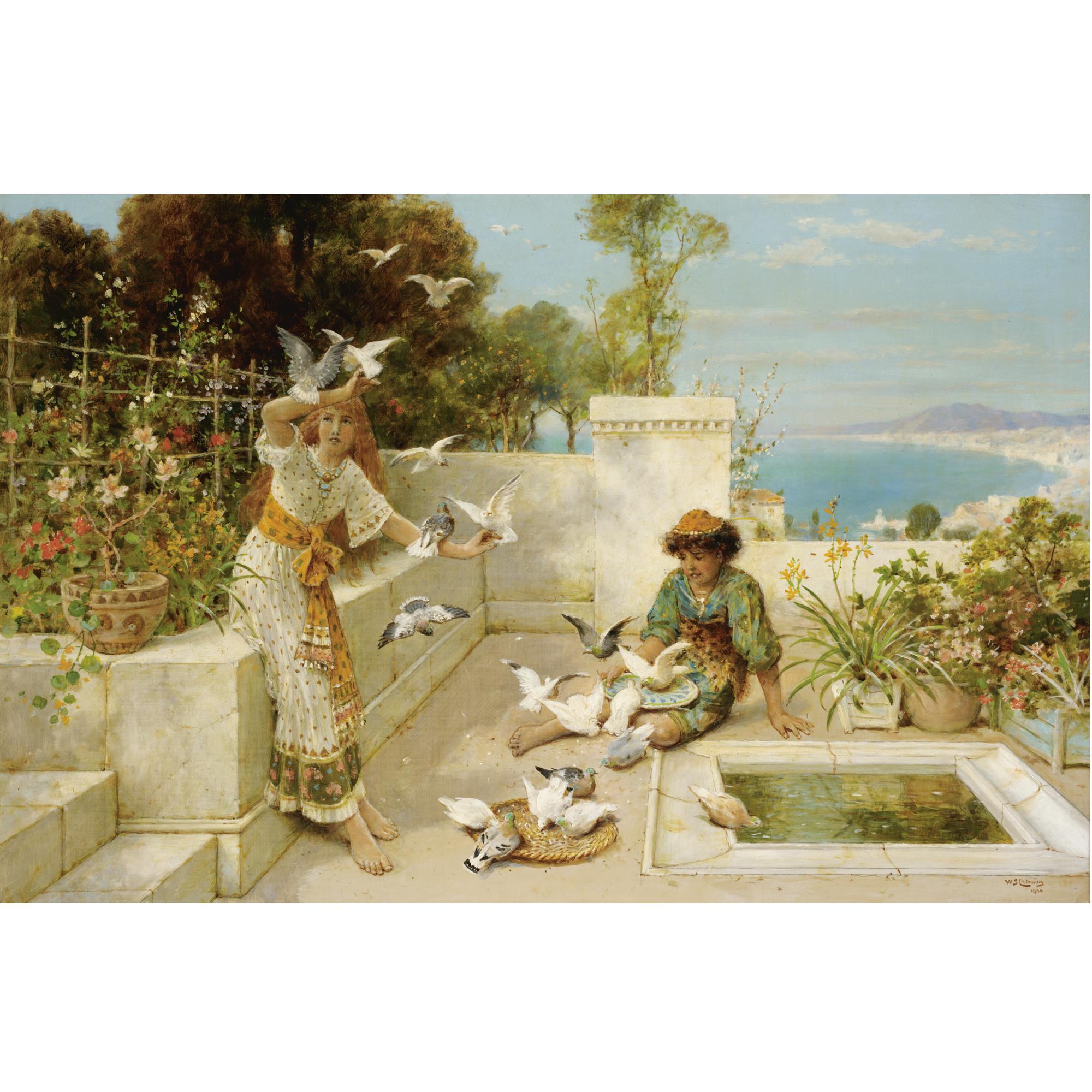 William Stephen Coleman - Feeding The Birds