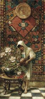 William Stephen Coleman - Tending the Flowers