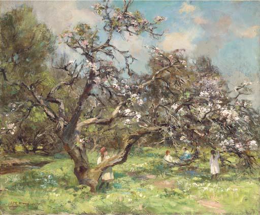 William Stewart Macgeorge, R.S.A. - Cherry Blossom