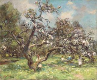 William Stewart Macgeorge, R.S.A. - Cherry Blossom
