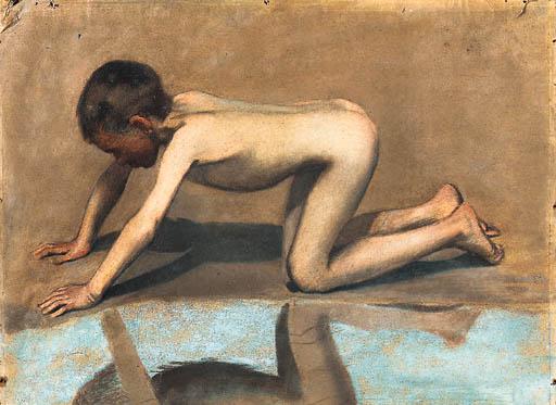 William Stott Of Oldham - Study for A Summer\'s Day