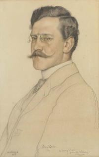 William Strang, R.A. - Portrait of Percy Bate