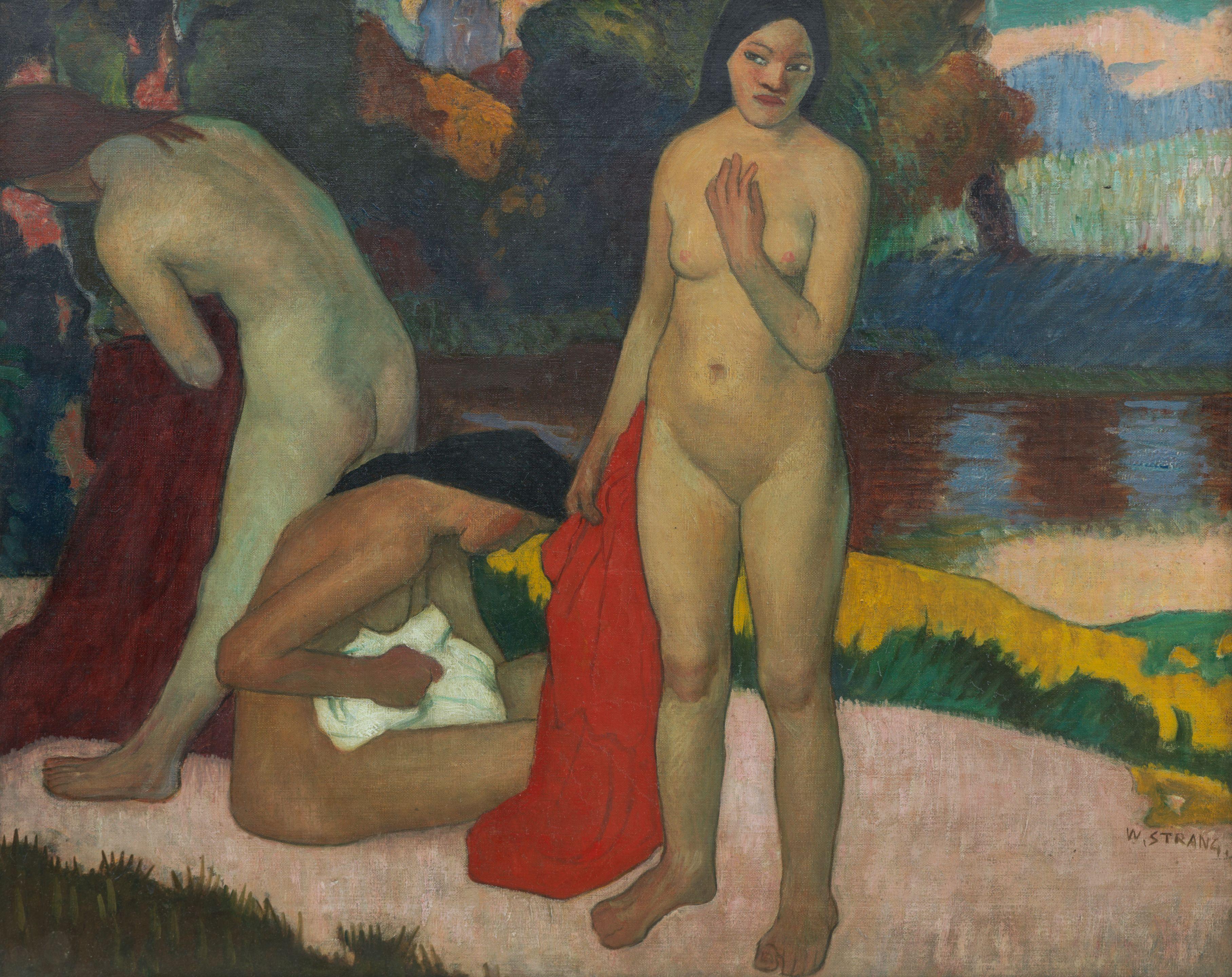 William Strang RA RPE - The Bathers