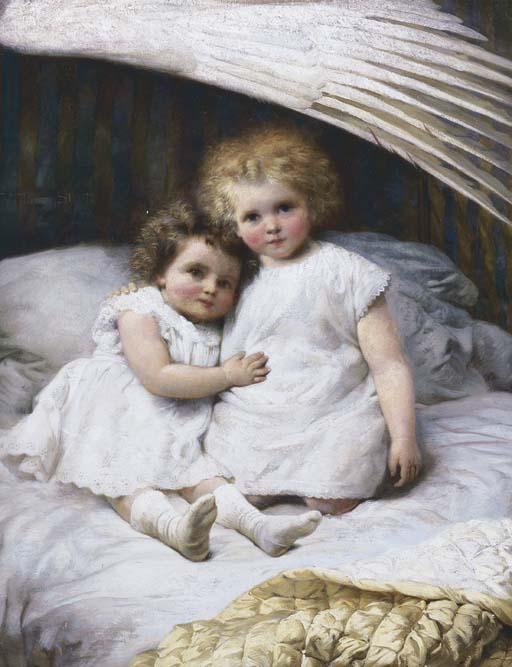 William Strutt - Under The Angel\'S Wing