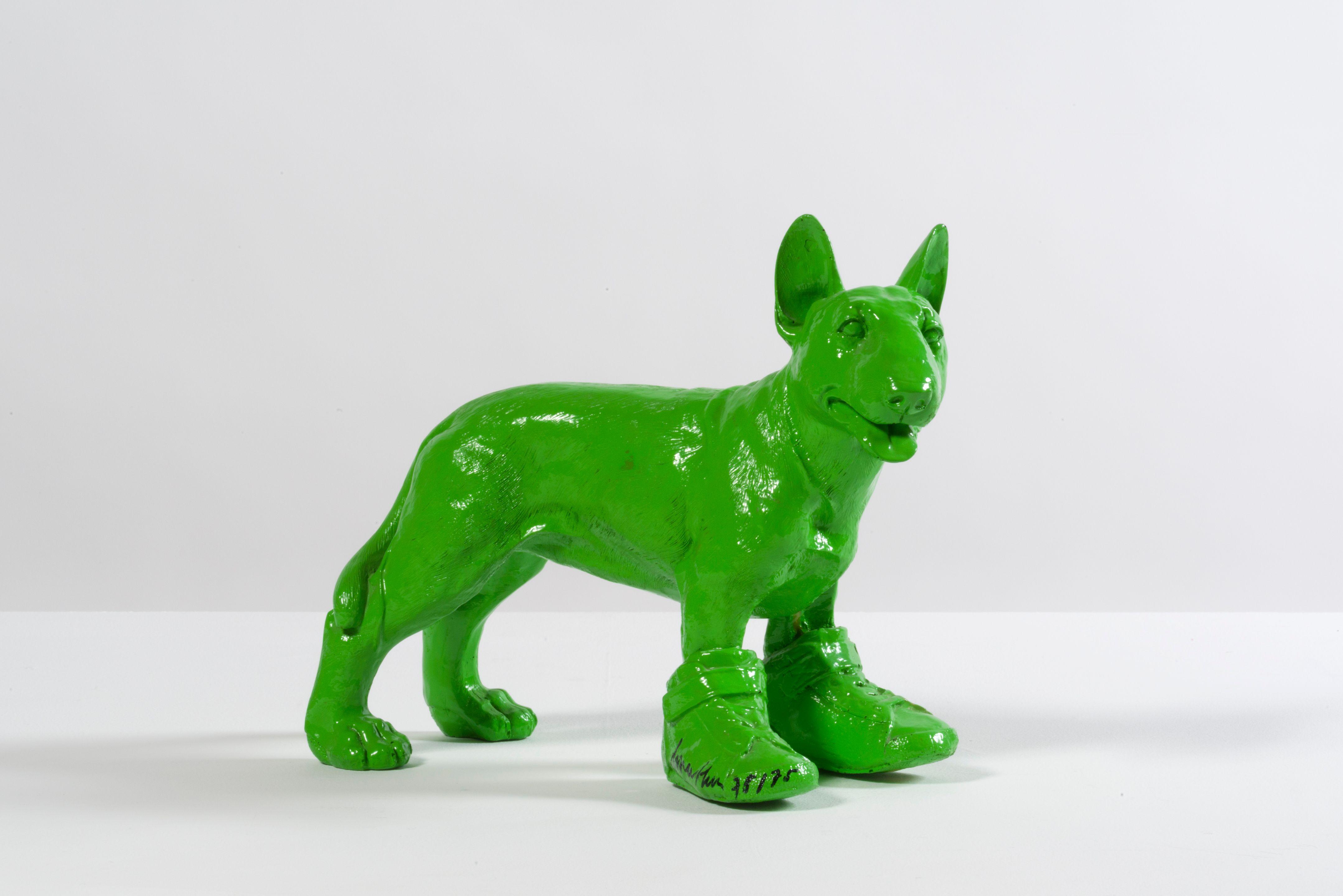 William Sweetlove - Cloned Green English Terrier Dog for the Olympics, 2008