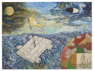 William T. Wiley - Aegis for L. Johnson