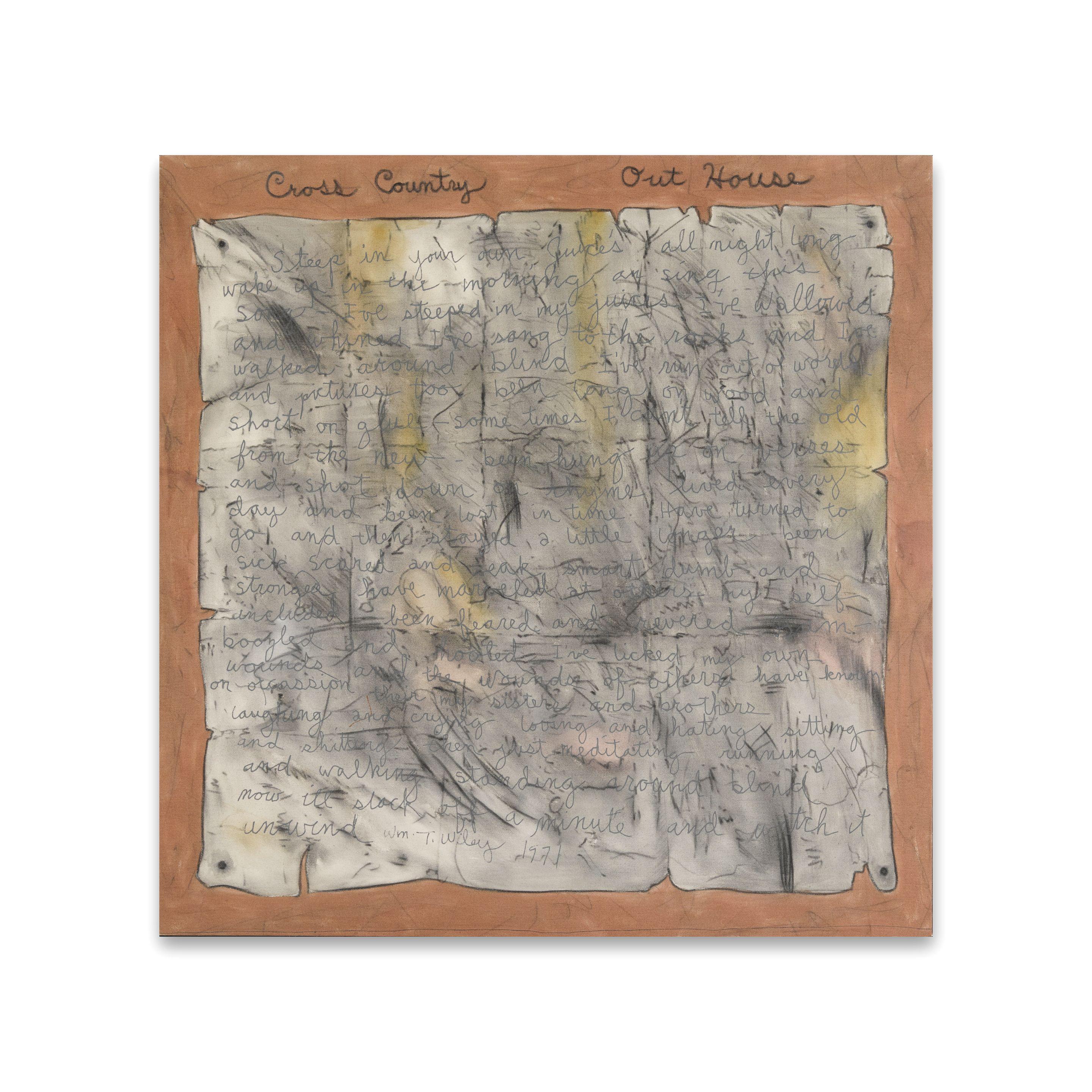 William T. Wiley - Cross Country Out House, 1971