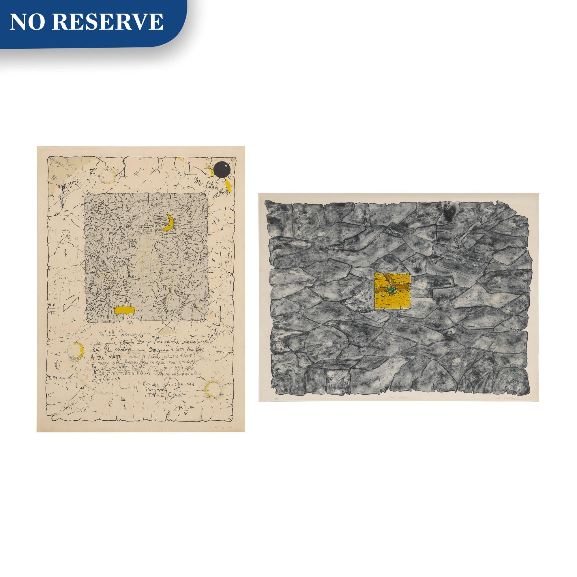 William T. Wiley - Moon Mullings; and Wash Doubt