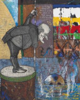 William T. Wiley - Punch At The Brink Of Abstraction (Recto And Verso)