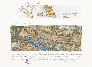 William T. Wiley - Tension On The Cable, 1972