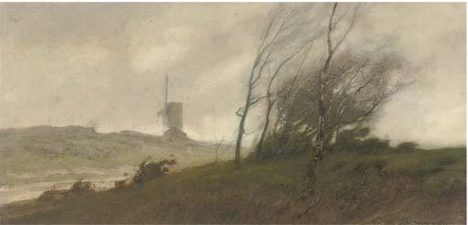 William Tatton Winter - A blustery day