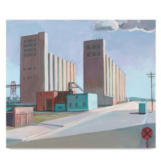 William Theophilus Brown - Untitled (Industrial Scene), 1987