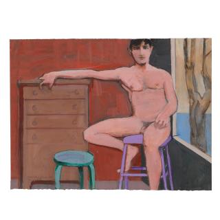 William Theophilus Brown - Untitled (Seated Male), 1995