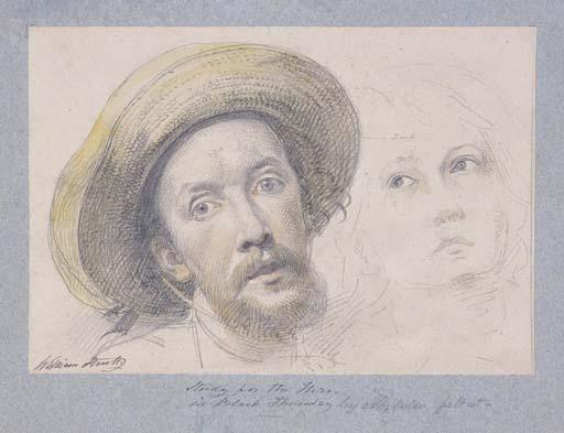 William Thomas Strutt - Study For The Hero In Black Thursday