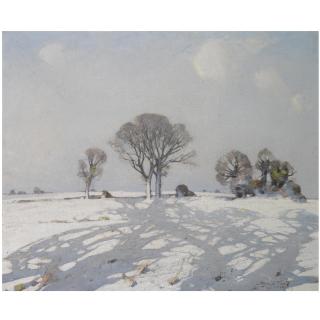 William Thomas Wood - British Snow Shadows
