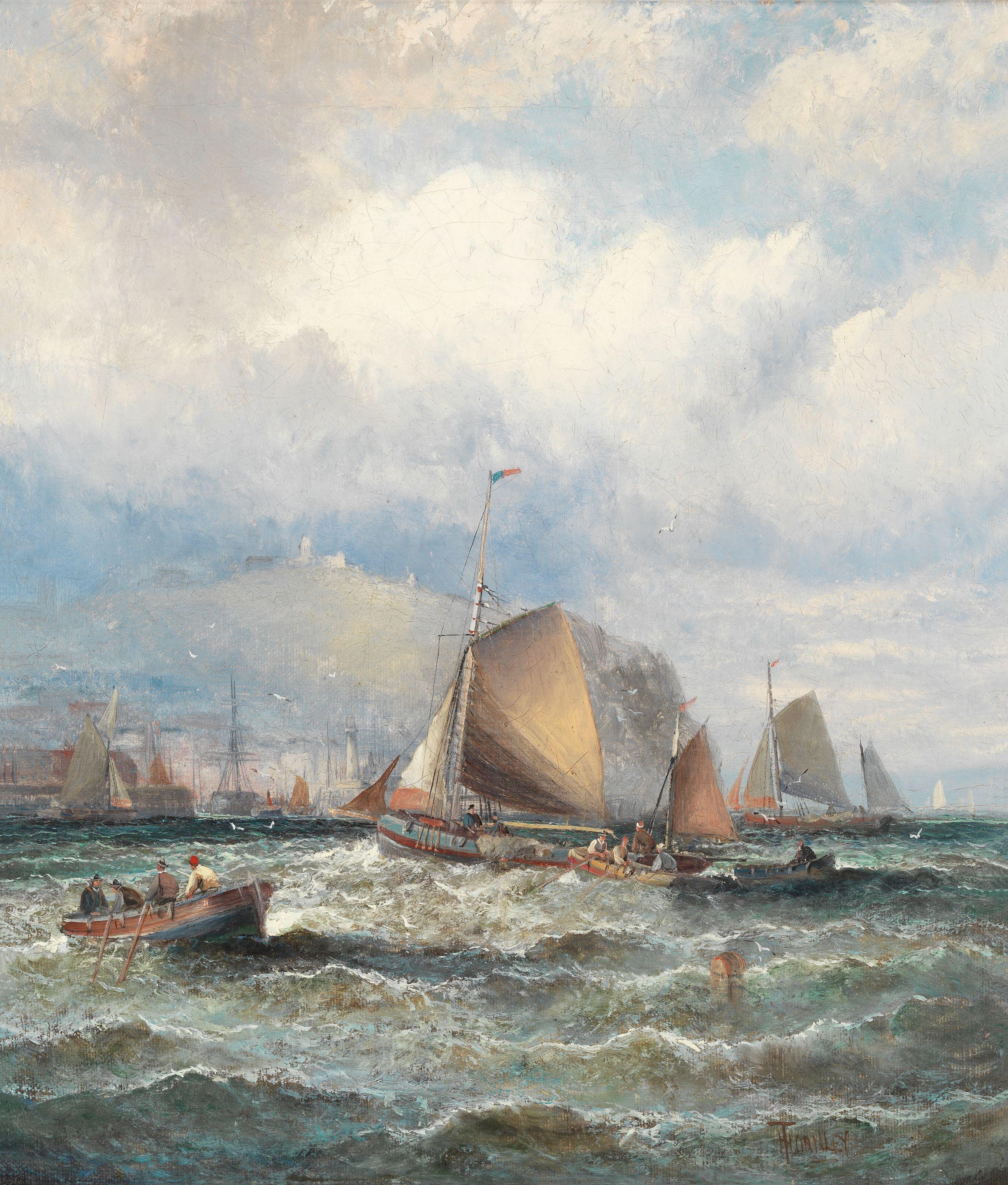 William Thornley - Shipping off Scarborough