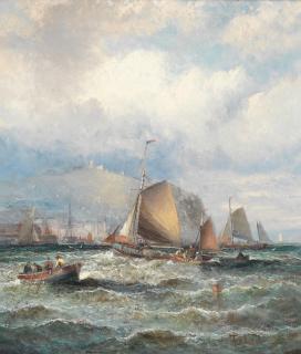William Thornley - Shipping off Scarborough