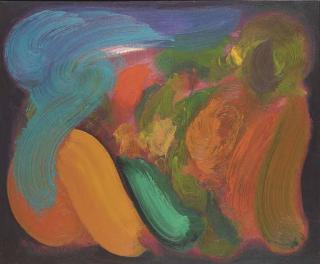 William Tillyer - Study for the romantic section of Arcadia, Gesture, form and illusion