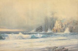 William Trost Richards - A Rocky Coast