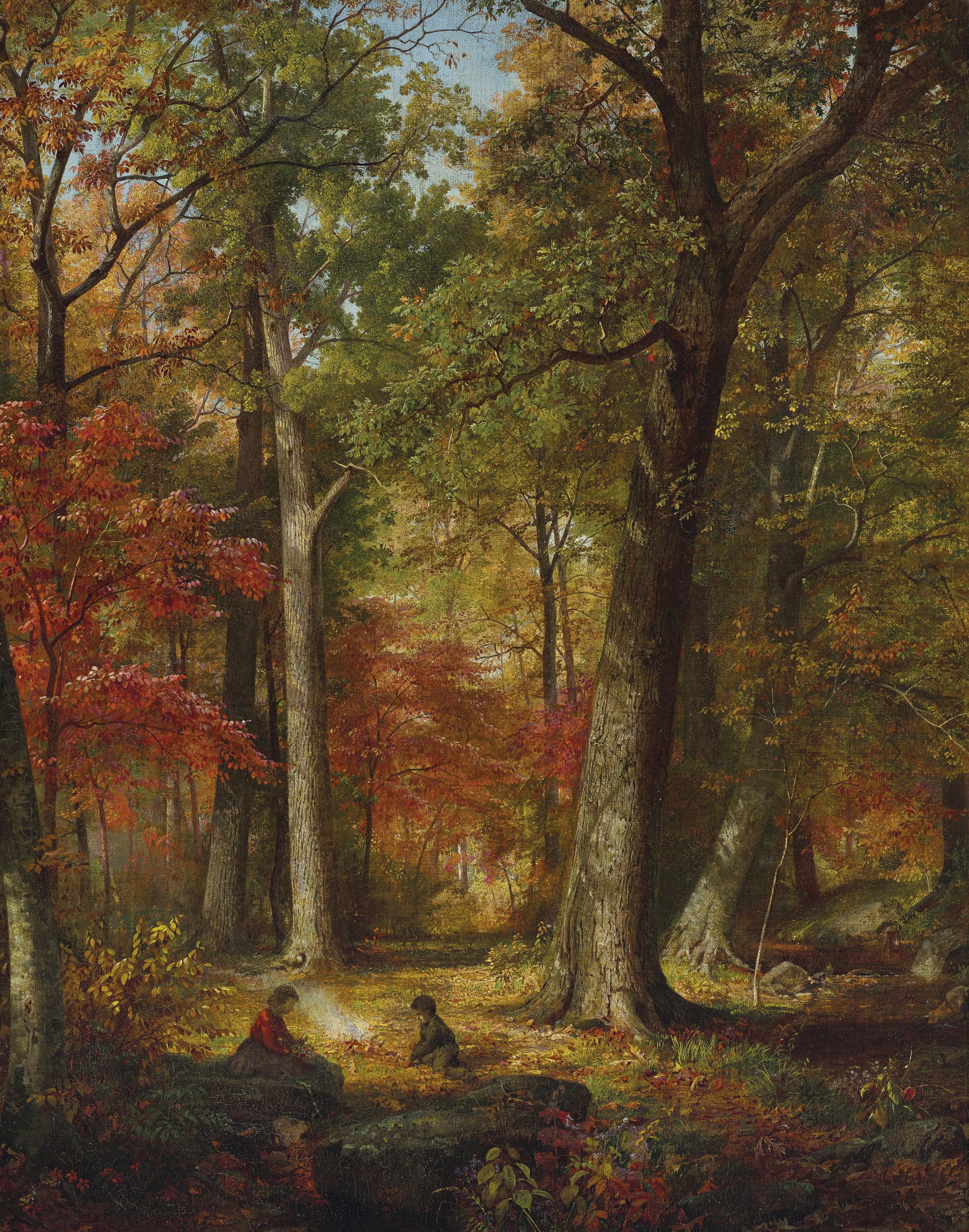 William Trost Richards - Autumn Woods